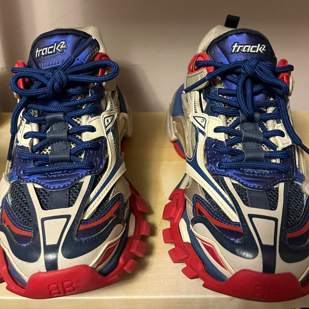 Balenciaga Track 2 'Blue and Red' sneakers